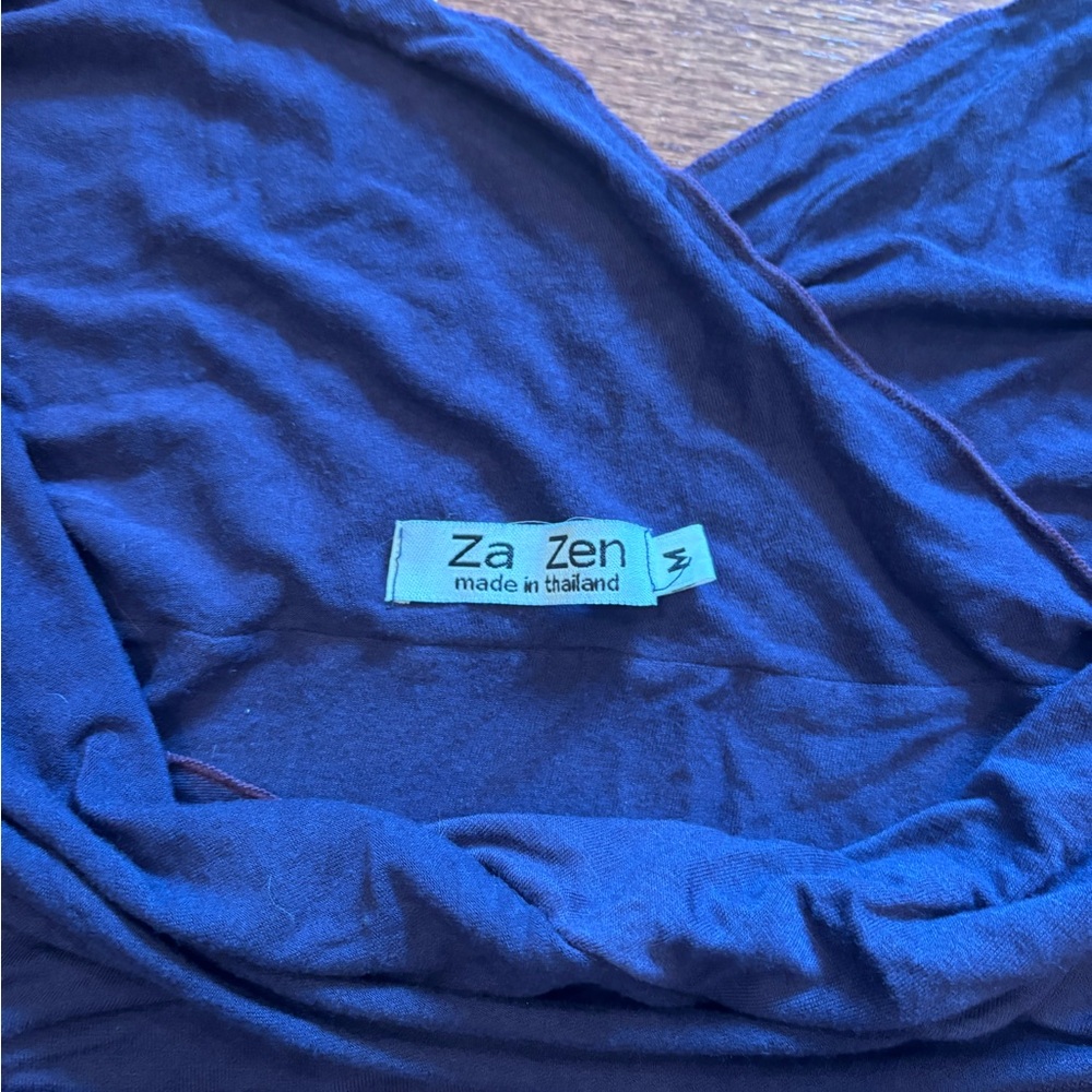 Za Zen Blue Coverup Dress